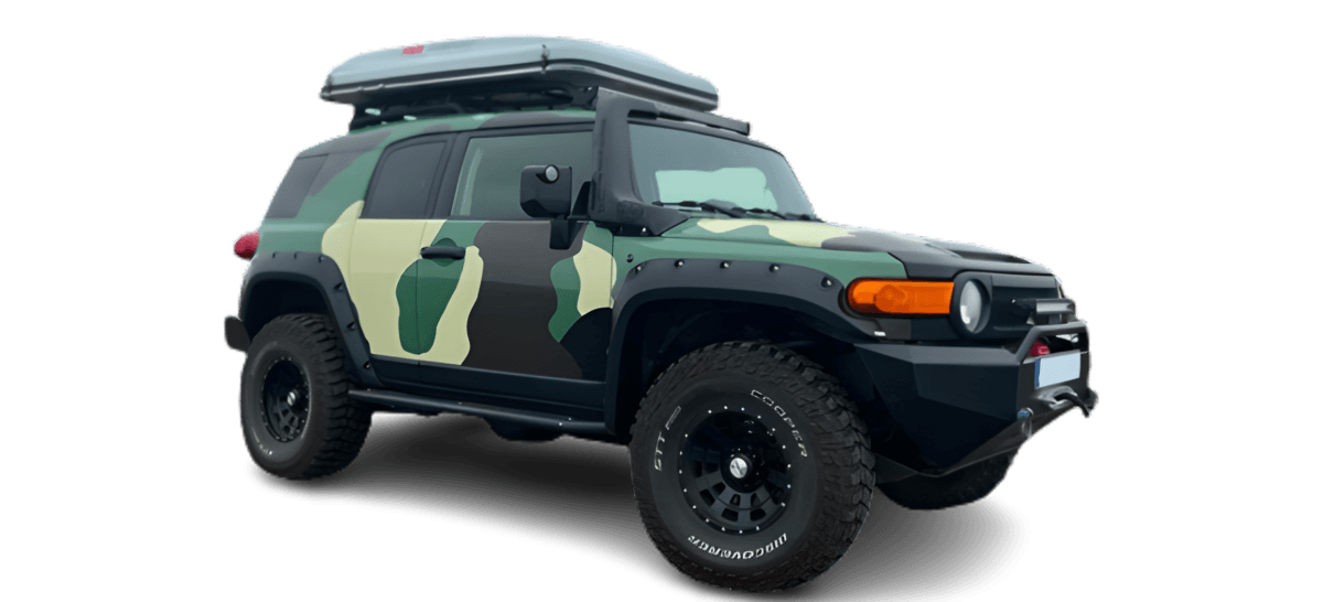 Toyota FJ cruiser SUV + Roof tent